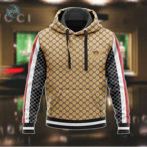 does gucci make hoodies with a front pocket|gucci hoodie images.